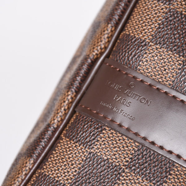 Very good condition LOUIS VUITTON Keepall Bandouliere 45 Boston bag N41428 Damier Ebene leather Gold hardware Used 4a001915