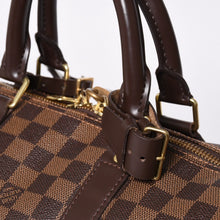 画像をギャラリービューアに読み込む, 極美品 LOUIS VUITTON ルイヴィトン キーポル バンドリエール45 ボストンバッグ N41428 ダミエ エベヌ レザー ゴールド金具 中古 4a001915