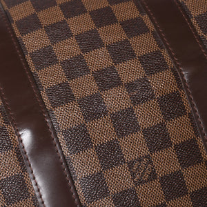 Very good condition LOUIS VUITTON Keepall Bandouliere 45 Boston bag N41428 Damier Ebene leather Gold hardware Used 4a001915