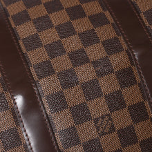 画像をギャラリービューアに読み込む, 極美品 LOUIS VUITTON ルイヴィトン キーポル バンドリエール45 ボストンバッグ N41428 ダミエ エベヌ レザー ゴールド金具 中古 4a001915