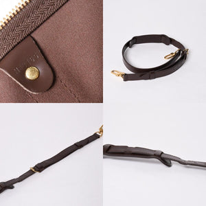 Very good condition LOUIS VUITTON Keepall Bandouliere 45 Boston bag N41428 Damier Ebene leather Gold hardware Used 4a001915