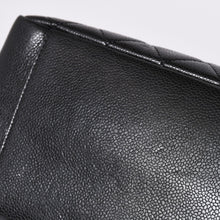 画像をギャラリービューアに読み込む, 極美品 CHANEL シャネル GST キャビアスキンマトラッセ チェーントートバッグ 18番台 ショルダーバッグ ブラック ゴールド金具 中古 4a001924