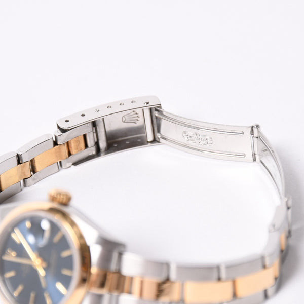 極美品 ROLEX ロレックス 腕時計 デイトジャスト 69163 T番 ブルー文字盤 中古 4a002347