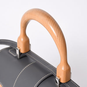 新品同様 Goyard ゴヤールサイゴンPM 2WAYショルダーバッグ ハンドバッグ ゴヤールディンキャンバス グレー ウッド 4a001933