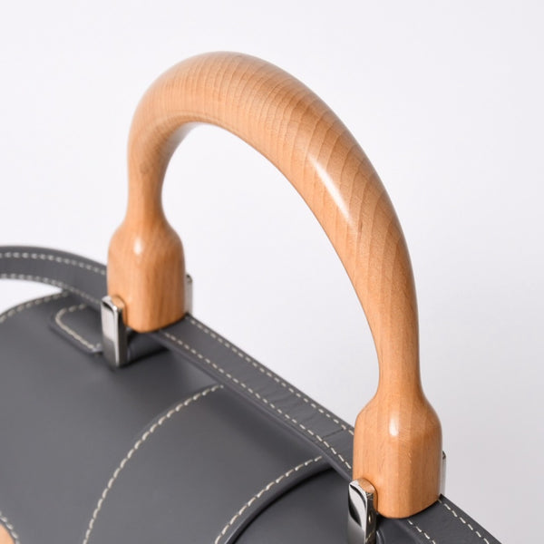 新品同様 Goyard ゴヤールサイゴンPM 2WAYショルダーバッグ ハンドバッグ ゴヤールディンキャンバス グレー ウッド 4a001933