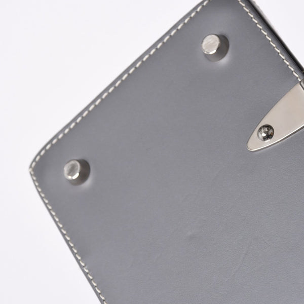 新品同様 Goyard ゴヤールサイゴンPM 2WAYショルダーバッグ ハンドバッグ ゴヤールディンキャンバス グレー ウッド 4a001933