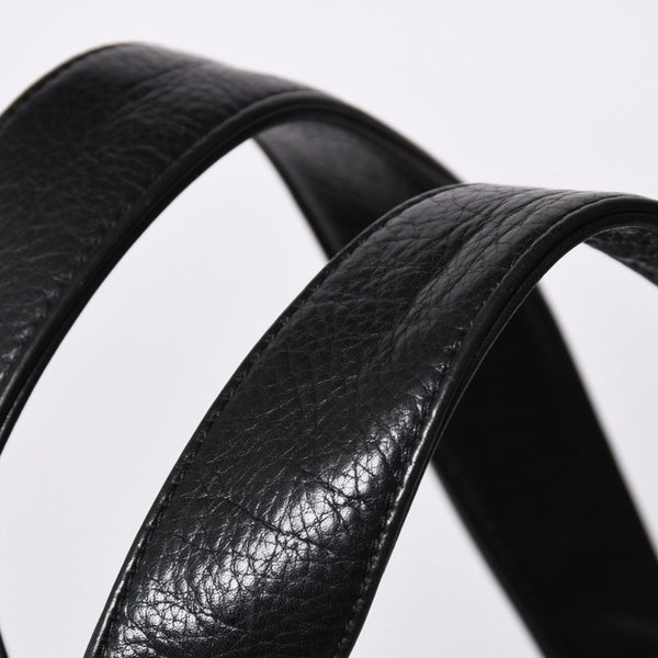 極美品 CHROME HEARTS クロムハーツ JJ DEAN スモール JJディーン ハンドバッグ レザーライダース シルバ−925 ブラック 中古 4a001969