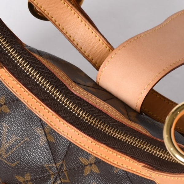 Very Good Condition LOUIS VUITTON City Bag PM One Shoulder Bag M41435 Monogram Etoile Brown Used 4a002106