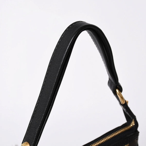 極美品 LOUIS VUITTON ルイヴィトン ミニポシェットアクセソワール アクセサリーポーチ M60125 モノグラムエクリプス スパンコール 中古 4a002091