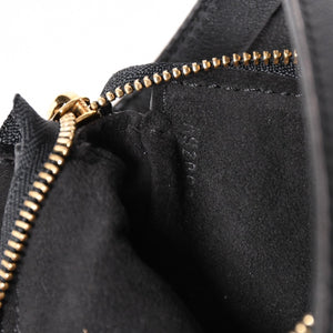極美品 LOUIS VUITTON ルイヴィトン ミニポシェットアクセソワール アクセサリーポーチ M60125 モノグラムエクリプス スパンコール 中古 4a002091