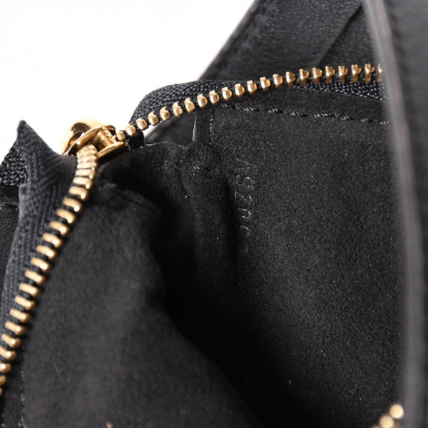極美品 LOUIS VUITTON ルイヴィトン ミニポシェットアクセソワール アクセサリーポーチ M60125 モノグラムエクリプス スパンコール 中古 4a002091