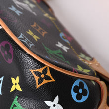画像をギャラリービューアに読み込む, 極美品 LOUIS VUITTON ルイヴィトン マリリン ハンドバッグ M40128 モノグラム マルチカラー ブラック 村上隆 中古 4a001914