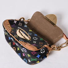 画像をギャラリービューアに読み込む, 極美品 LOUIS VUITTON ルイヴィトン マリリン ハンドバッグ M40128 モノグラム マルチカラー ブラック 村上隆 中古 4a001914