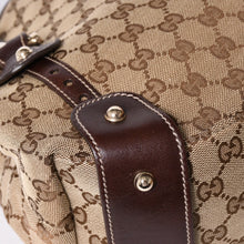 画像をギャラリービューアに読み込む, 極美品 GUCCI グッチ トートバッグ ショルダーバッグ GGキャンバス ブラウン ゴールド金具 162900 中古 4a001926