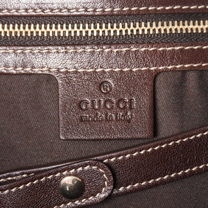 Very good condition GUCCI Gucci tote bag shoulder bag GG canvas brown gold hardware 162900 used 4a001926