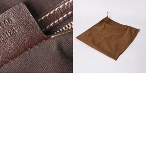 Very good condition GUCCI Gucci tote bag shoulder bag GG canvas brown gold hardware 162900 used 4a001926