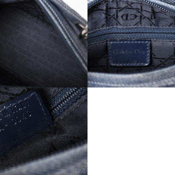 ChristianDior Lady Dior Canage Handbag Denim Leather Good Condition Used 4a002100