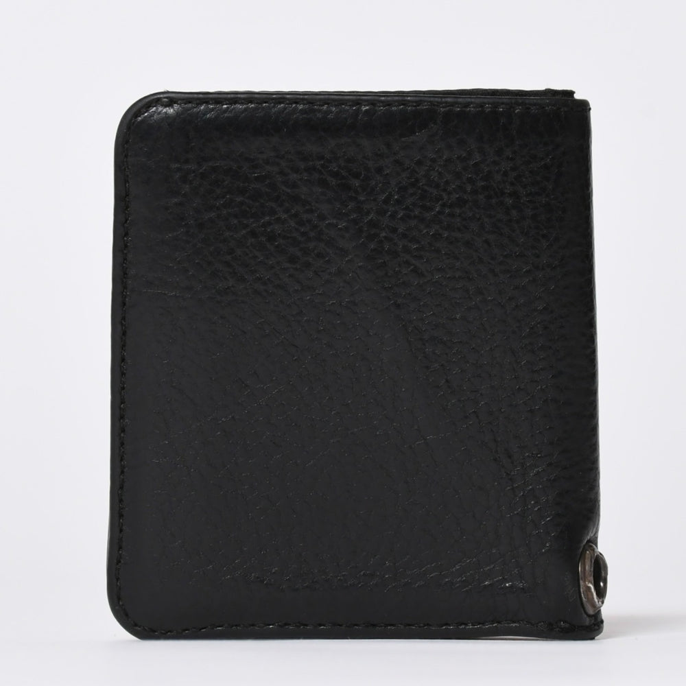 Very Good Condition CHROME HEARTS DR DIGIACOMO Wallet Bifold Cross Patch Digiacomo Wallet Black Used 4a002362
