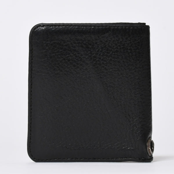 Very Good Condition CHROME HEARTS DR DIGIACOMO Wallet Bifold Cross Patch Digiacomo Wallet Black Used 4a002362