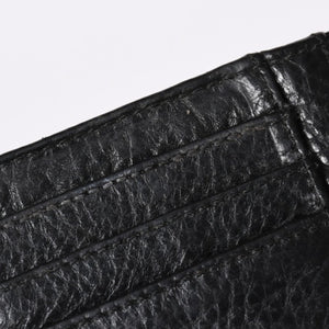 Very Good Condition CHROME HEARTS DR DIGIACOMO Wallet Bifold Cross Patch Digiacomo Wallet Black Used 4a002362
