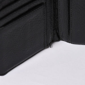 Very Good Condition CHROME HEARTS DR DIGIACOMO Wallet Bifold Cross Patch Digiacomo Wallet Black Used 4a002362