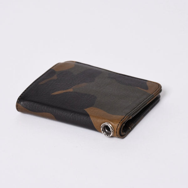 Unused CHROME HEARTS DR DIGIACOMO wallet bi-fold cross patch Digiacomo wallet camouflage used 4a002360