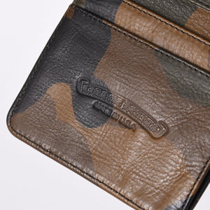 Unused CHROME HEARTS DR DIGIACOMO wallet bi-fold cross patch Digiacomo wallet camouflage used 4a002360