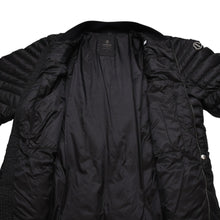 画像をギャラリービューアに読み込む, 極美品 MONCLER モンクレール Rick Owens リックオウエンス ブラック ダウンジャケット シルバー金具 中古 4a001947