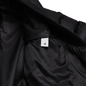 極美品 MONCLER モンクレール Rick Owens リックオウエンス ブラック ダウンジャケット シルバー金具 中古 4a001947