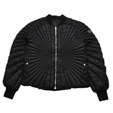 画像をギャラリービューアに読み込む, 極美品 MONCLER モンクレール Rick Owens リックオウエンス ブラック ダウンジャケット シルバー金具 中古 4a001947