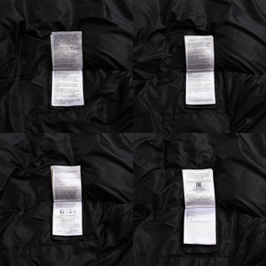 極美品 MONCLER モンクレール Rick Owens リックオウエンス ブラック ダウンジャケット シルバー金具 中古 4a001947