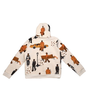 Very good condition LOUIS VUITTON New Yorker's Parka Sweatshirt White CA 36929 Used 4a001957