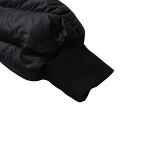 極美品 MONCLER モンクレール Rick Owens リックオウエンス ブラック ダウンジャケット シルバー金具 中古 4a001947