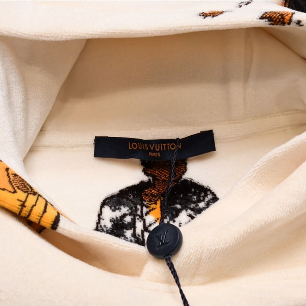 Very good condition LOUIS VUITTON New Yorker's Parka Sweatshirt White CA 36929 Used 4a001957