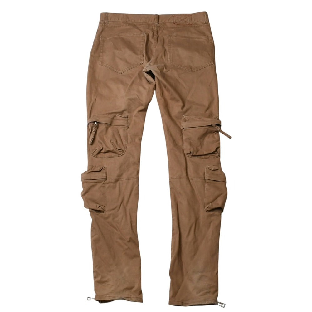 MLVINCE メルヴィンス TYPE-2 SLIM CARGO PANTS カーゴパンツ ブラウン ミリタリー 30サイズ 美品 中古 4a001777