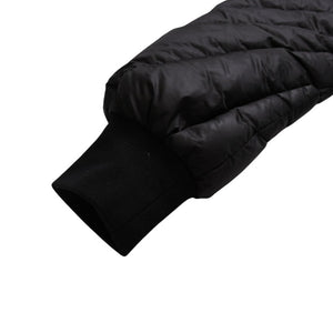 極美品 MONCLER モンクレール Rick Owens リックオウエンス ブラック ダウンジャケット シルバー金具 中古 4a001947