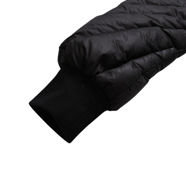 極美品 MONCLER モンクレール Rick Owens リックオウエンス ブラック ダウンジャケット シルバー金具 中古 4a001947