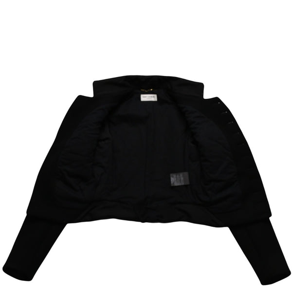 SAINT LAURENT PARIS Saint Laurent Napoleon Jacket Hedi Slimane Period Black Gold Hardware Size 34 Good Condition Used 4a001946