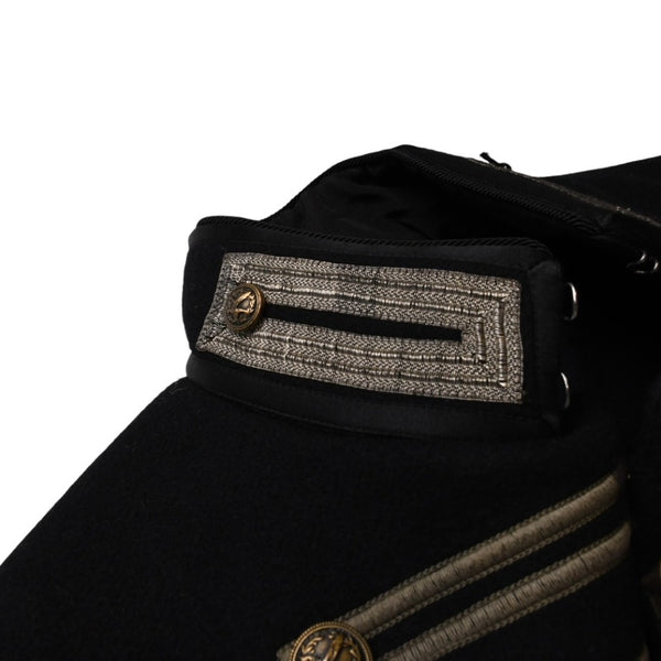 SAINT LAURENT PARIS Saint Laurent Napoleon Jacket Hedi Slimane Period Black Gold Hardware Size 34 Good Condition Used 4a001946