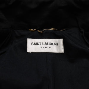 SAINT LAURENT PARIS Saint Laurent Napoleon Jacket Hedi Slimane Period Black Gold Hardware Size 34 Good Condition Used 4a001946