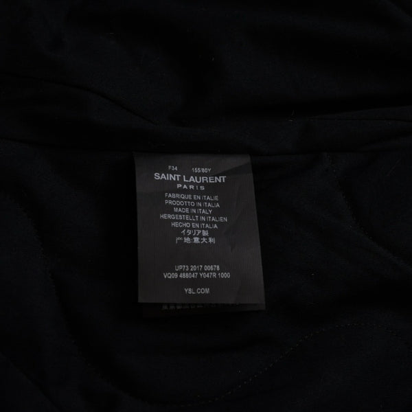SAINT LAURENT PARIS Saint Laurent Napoleon Jacket Hedi Slimane Period Black Gold Hardware Size 34 Good Condition Used 4a001946