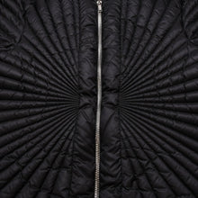 画像をギャラリービューアに読み込む, 極美品 MONCLER モンクレール Rick Owens リックオウエンス ブラック ダウンジャケット シルバー金具 中古 4a001947