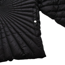 画像をギャラリービューアに読み込む, 極美品 MONCLER モンクレール Rick Owens リックオウエンス ブラック ダウンジャケット シルバー金具 中古 4a001947