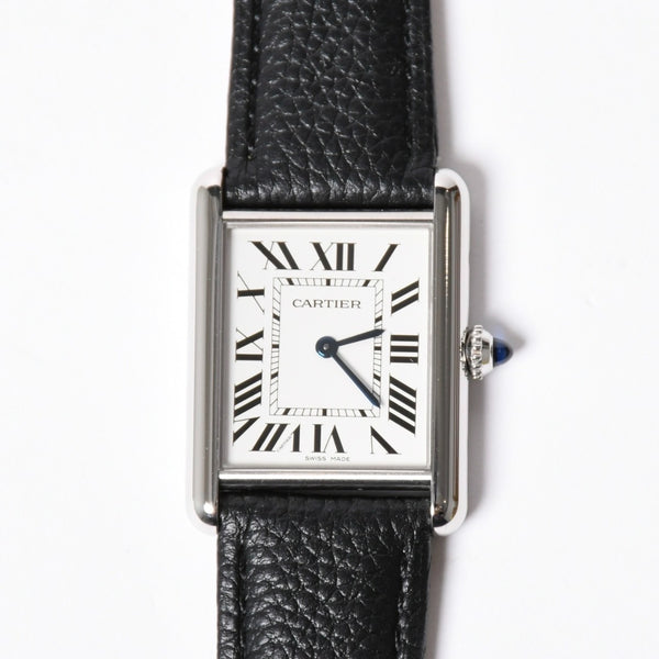 Very Good Condition CARTIER TANK MUST LM Tank Must LM Watch Weight Approx. 30.98g WSTA0041 Stainless Steel Quartz Used 4a001790