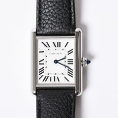 極美品 CARTIER カルティエ TANK MUST LM タンク マストLM 腕時計 重量約31.75g WSTA0041 ステンレススチール クォーツ 中古 4a001800