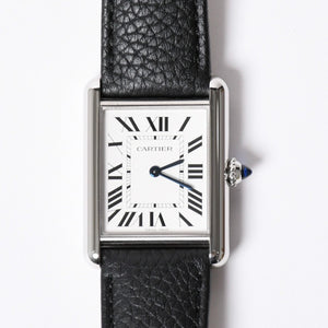 極美品 CARTIER カルティエ TANK MUST LM タンク マストLM 腕時計 重量約31.75g WSTA0041 ステンレススチール クォーツ 中古 4a001800
