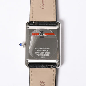 極美品 CARTIER カルティエ TANK MUST LM タンク マストLM 腕時計 重量約31.75g WSTA0041 ステンレススチール クォーツ 中古 4a001800