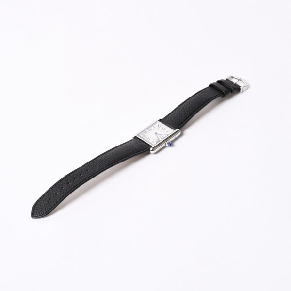 極美品 CARTIER カルティエ TANK MUST LM タンク マストLM 腕時計 重量約31.75g WSTA0041 ステンレススチール クォーツ 中古 4a001800