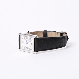 極美品 CARTIER カルティエ TANK MUST LM タンク マストLM 腕時計 重量約31.75g WSTA0041 ステンレススチール クォーツ 中古 4a001800