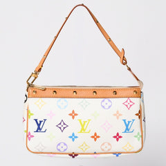 LOUIS VUITTON ルイヴィトン ポシェット アクセソワール アクセサリーポーチ M92649 モノグラム マルチカラー 村上隆 美品 中古 4a001980